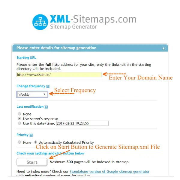 sitemap generator tool