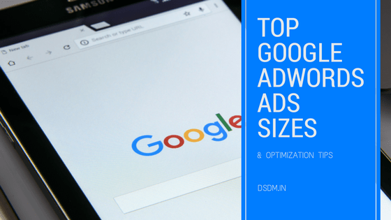 adwords ads sizes