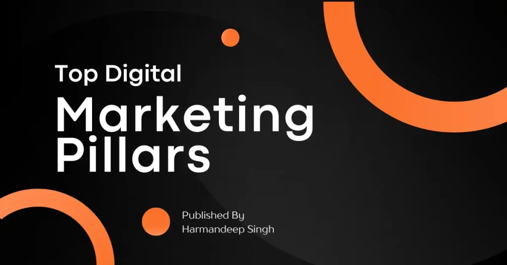 How many crucial pillars of digital marketing are there