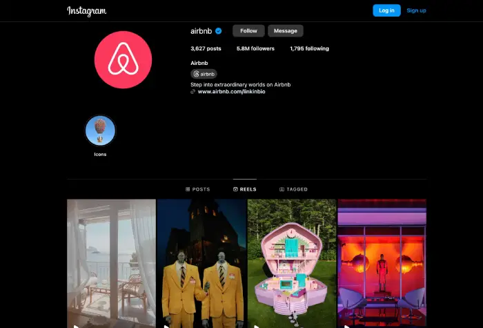 Airbnb enjoys significant earned media through PR efforts, influencer partnerships, and customers sharing unique travel experiences on social media.